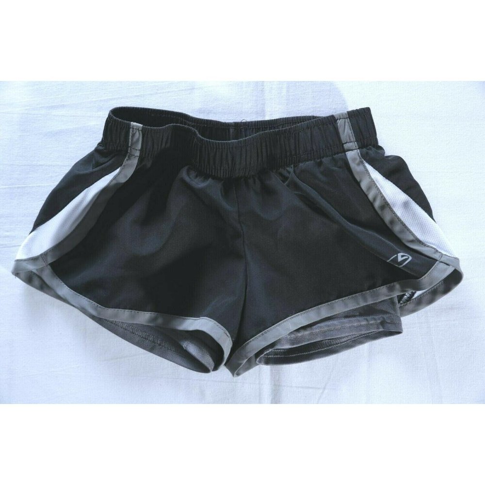 Champion C9 shorts girls sz XS 4/5 black layered